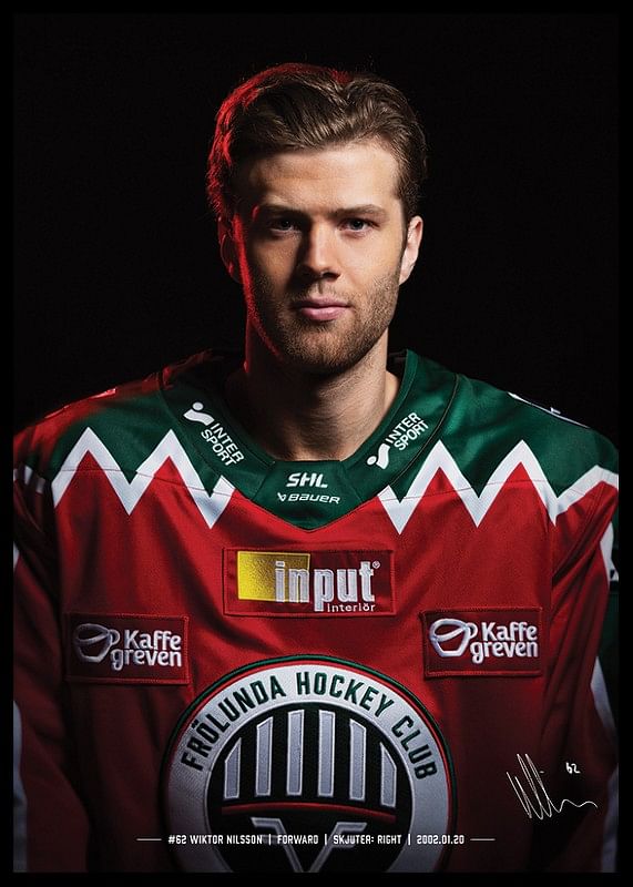 Wiktor Nilsson #62 Frölunda HC 2024/2025-12