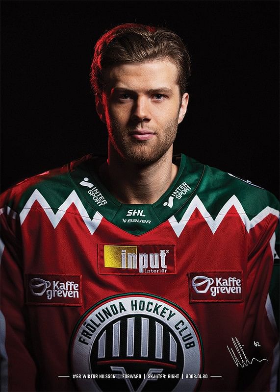 Wiktor Nilsson #62 Frölunda HC 2024/2025-12