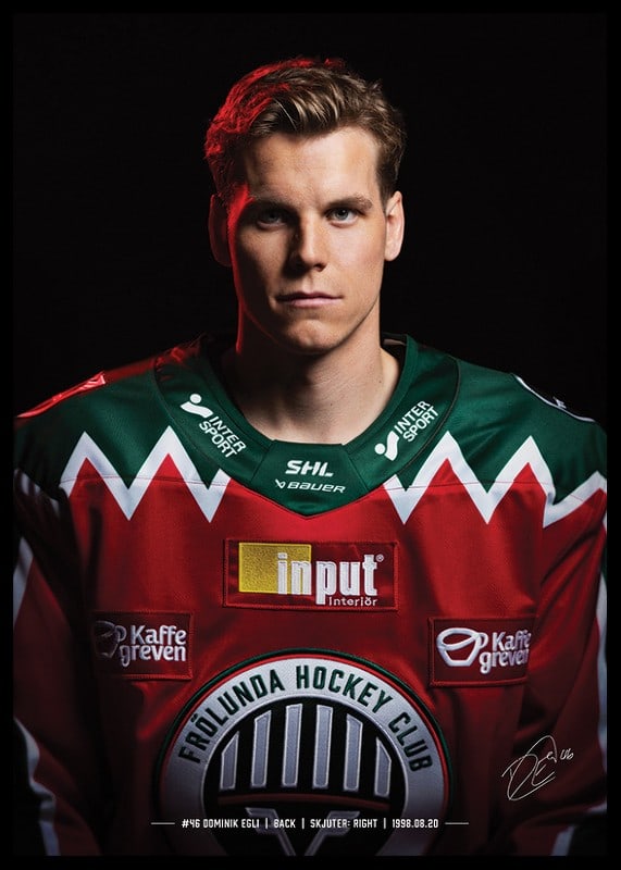 Dominik Egli #46 Frölunda HC 2024/2025-12