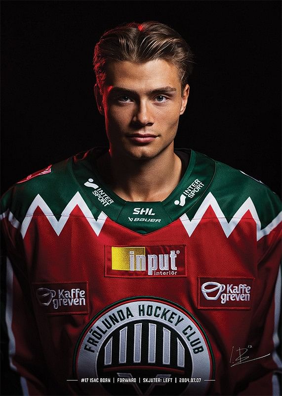 Isac Born #17 Frölunda HC 2024/2025-12