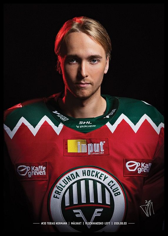 Tobias Normann #30 Frölunda HC 2024/2025-12