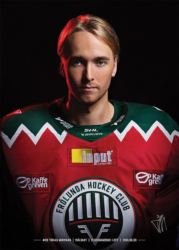 Tobias Normann #30 Frölunda HC 2024/2025-12