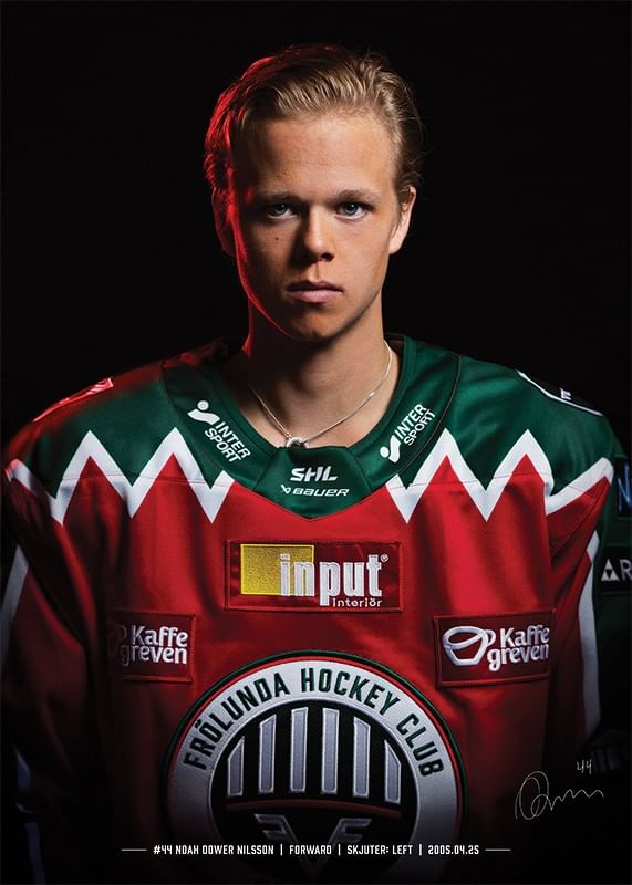 Noah Dower Nilsson #44 Frölunda HC 2024/2025-12