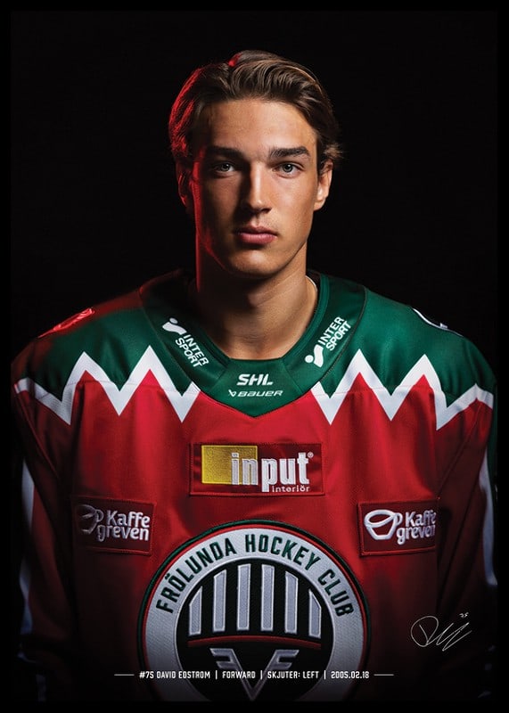 David Edstrom #75 Frölunda HC 2024/2025-12