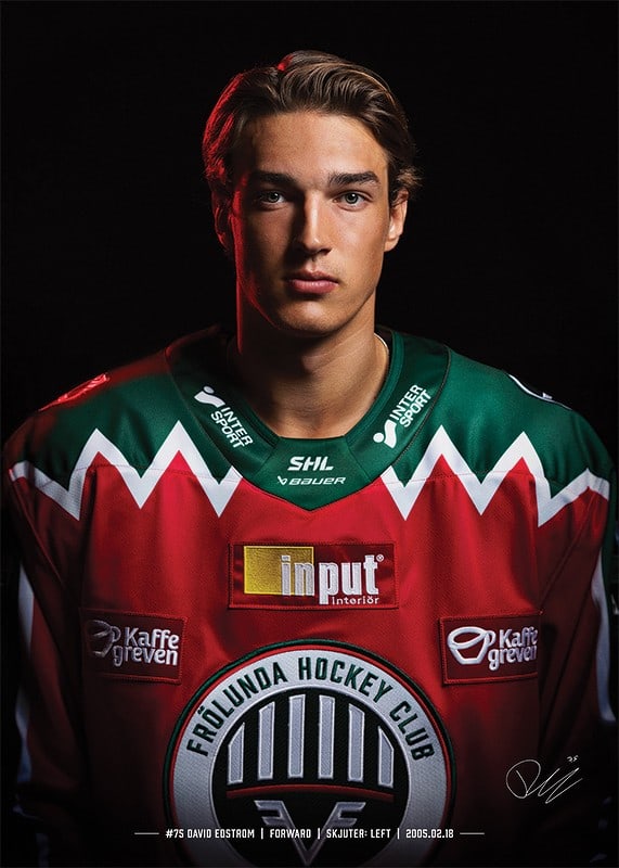 David Edstrom #75 Frölunda HC 2024/2025-12