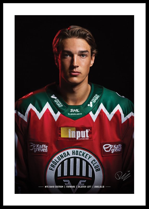 David Edstrom #75 Frölunda HC 2024/2025-12