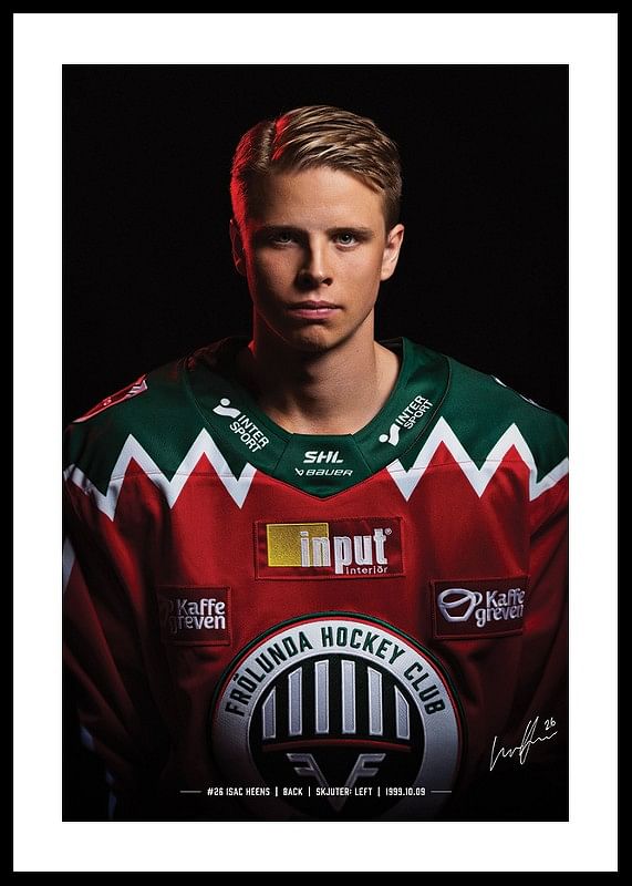Isac Heens #26 Frölunda HC 2024/2025-12