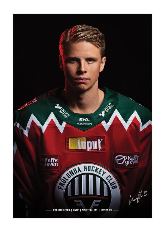 Isac Heens #26 Frölunda HC 2024/2025-12