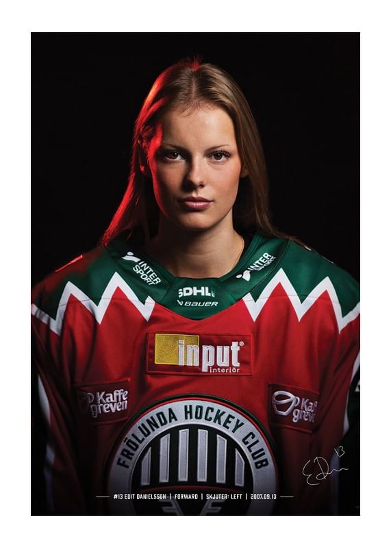 Poster Edit Danielsson #13 Frölunda HC 2024/2025