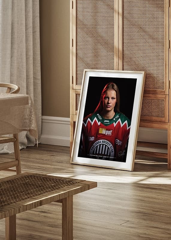 Poster Edit Danielsson #13 Frölunda HC 2024/2025 crossfade