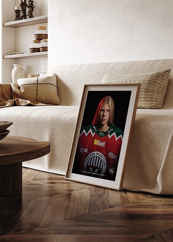 Poster Maja Helge #1 Frölunda HC 2024/2025 crossfade