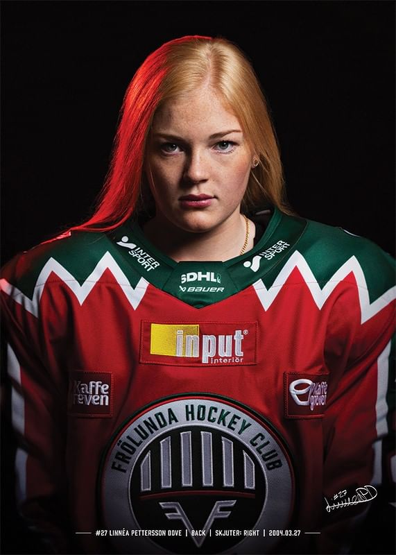 Linnéa Pettersson Dove #27 Frölunda HC 2024/2025-12