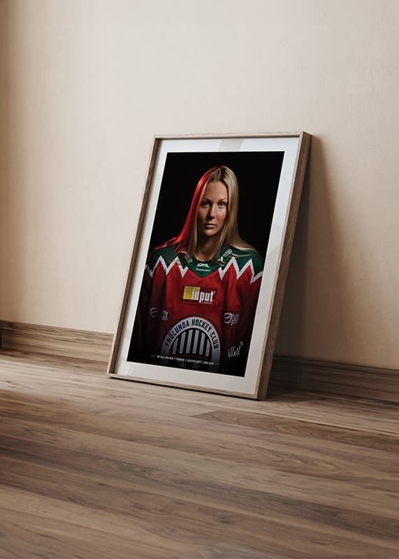 Poster Ella Hellman #11 Frölunda HC 2024/2025 crossfade