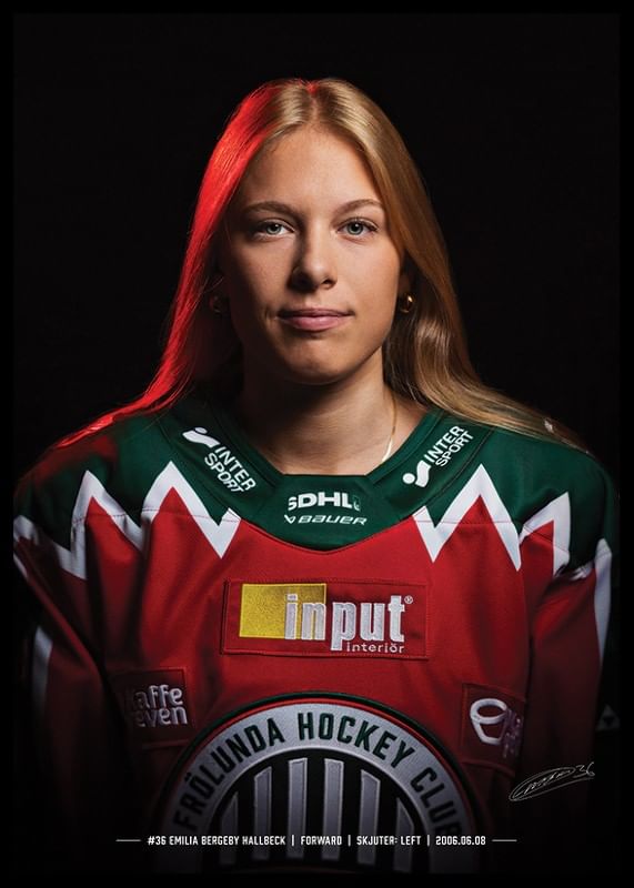 Emilia Bergeby Hallbeck #36 Frölunda HC 2024/2025-12