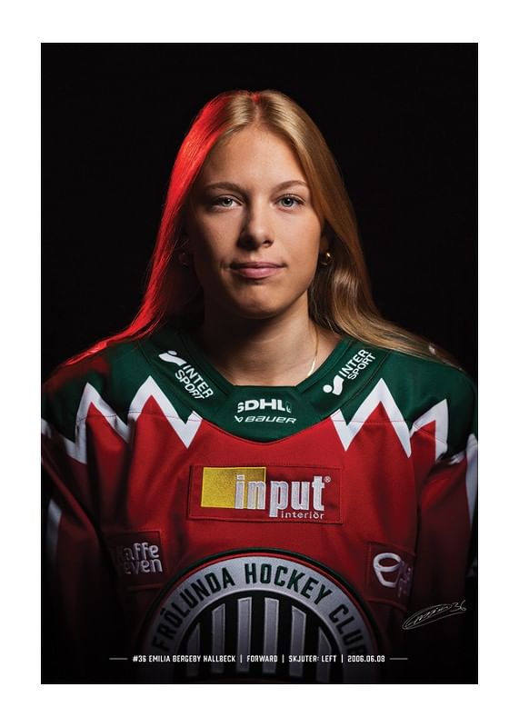 Emilia Bergeby Hallbeck #36 Frölunda HC 2024/2025-12