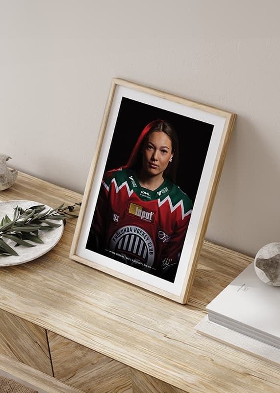 Poster Ebba Westerlind #4 Frölunda HC 2024/2025 crossfade