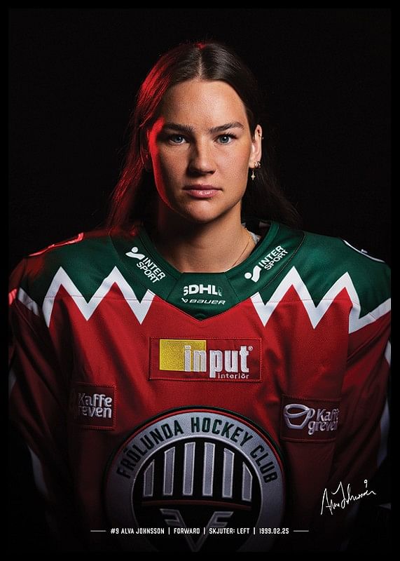Alva Johnsson #9 Frölunda HC 2024/2025-12