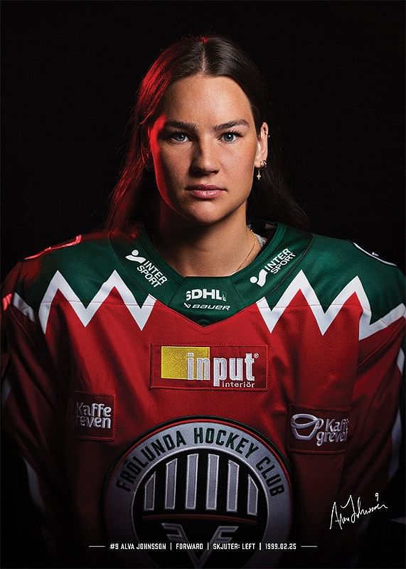 Alva Johnsson #9 Frölunda HC 2024/2025-12