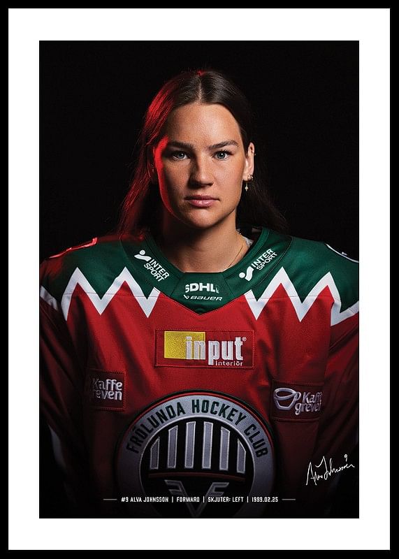 Alva Johnsson #9 Frölunda HC 2024/2025-12