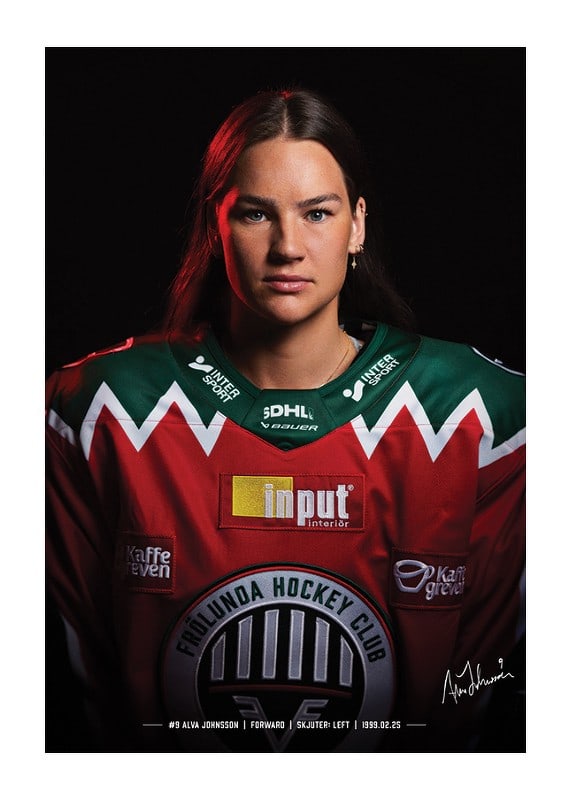 Alva Johnsson #9 Frölunda HC 2024/2025-12