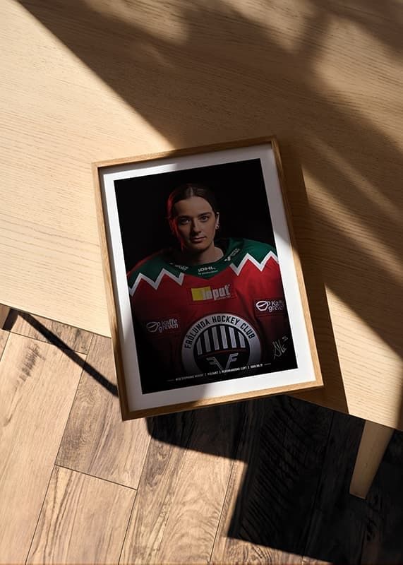 Poster Stephanie Neatby #35 Frölunda HC 2024/2025 crossfade