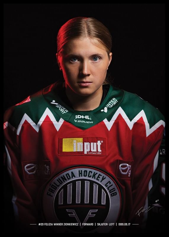 Felizia Wikner Zienkiewicz #29 Frölunda HC 2024/2025-12