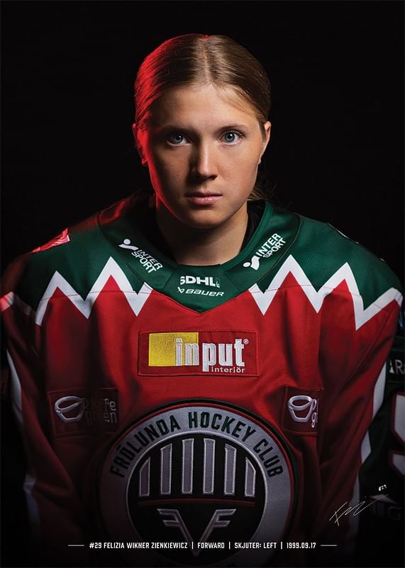 Felizia Wikner Zienkiewicz #29 Frölunda HC 2024/2025-12