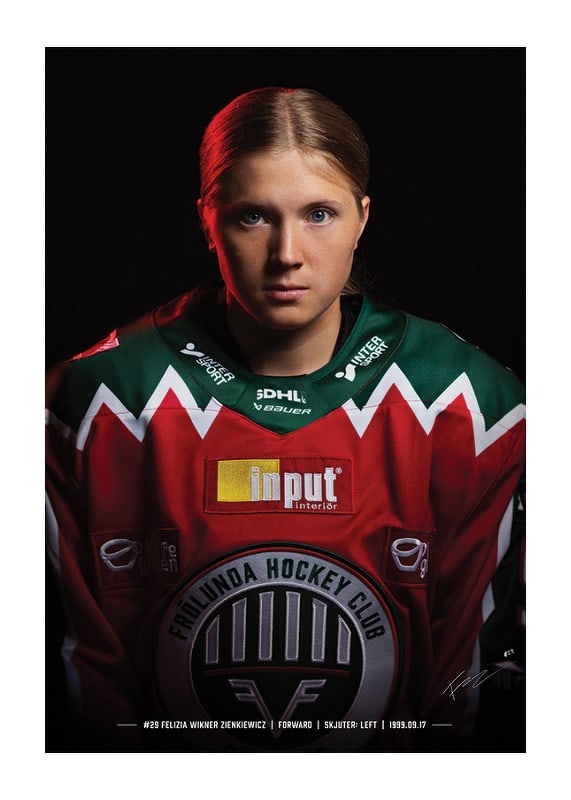 Felizia Wikner Zienkiewicz #29 Frölunda HC 2024/2025-12