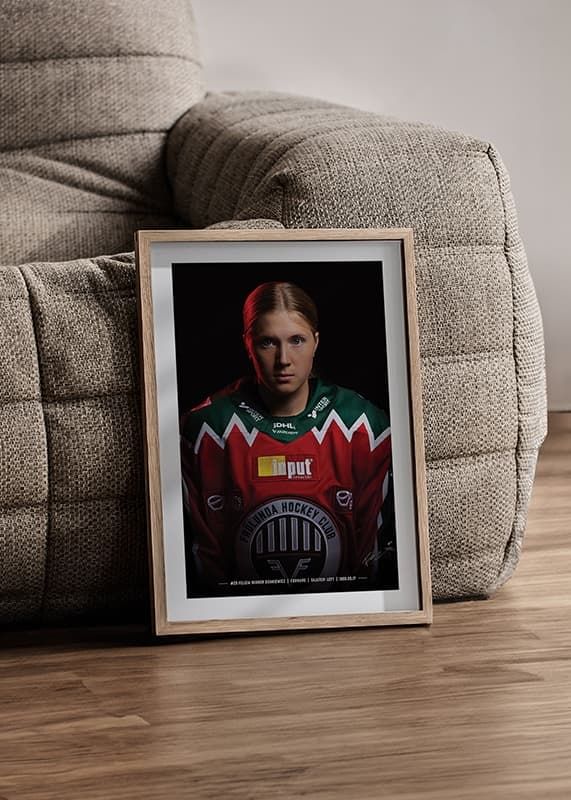 Poster Felizia Wikner Zienkiewicz #29 Frölunda HC 2024/2025 crossfade