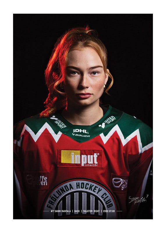 Poster Sanni Rantala #7 Frölunda HC 2024/2025