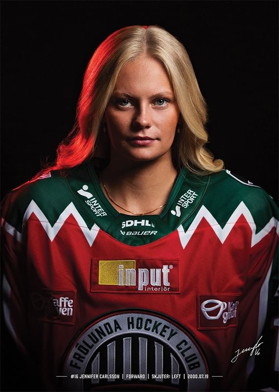 Jennifer Carlsson #16 Frölunda HC 2024/2025-12