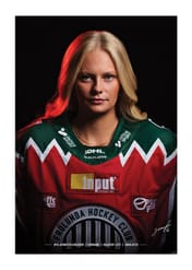Jennifer Carlsson #16 Frölunda HC 2024/2025 Poster | Frölunda HC