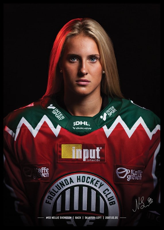 Nellie Svensson #93 Frölunda HC 2024/2025-12
