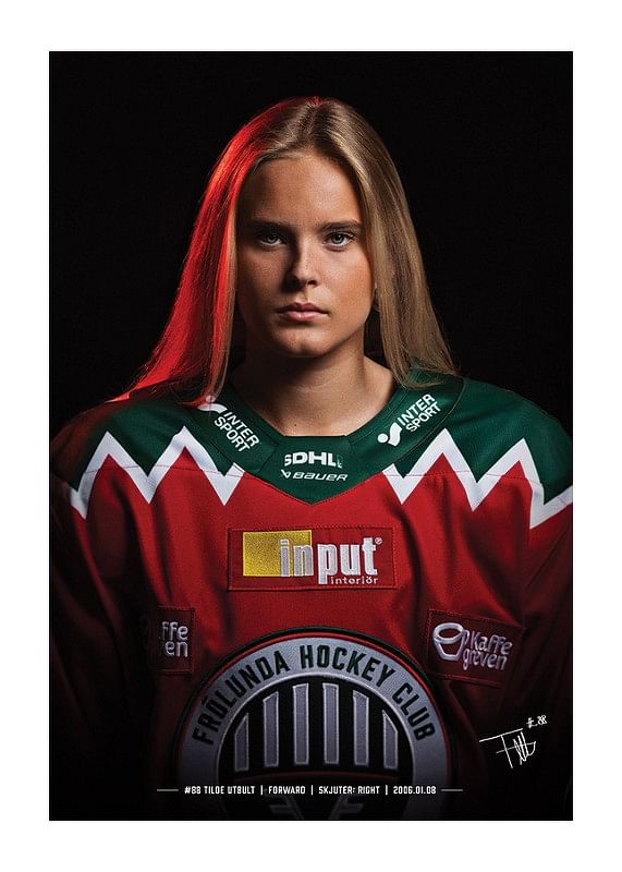 Poster Tilde Utbult #88 Frölunda HC 2024/2025