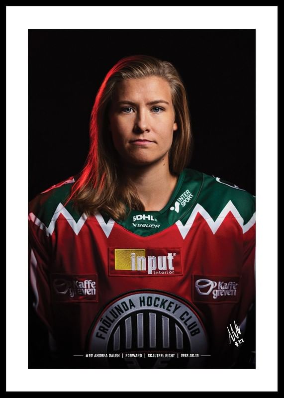 Andrea Dalen #22 Frölunda HC 2024/2025-12