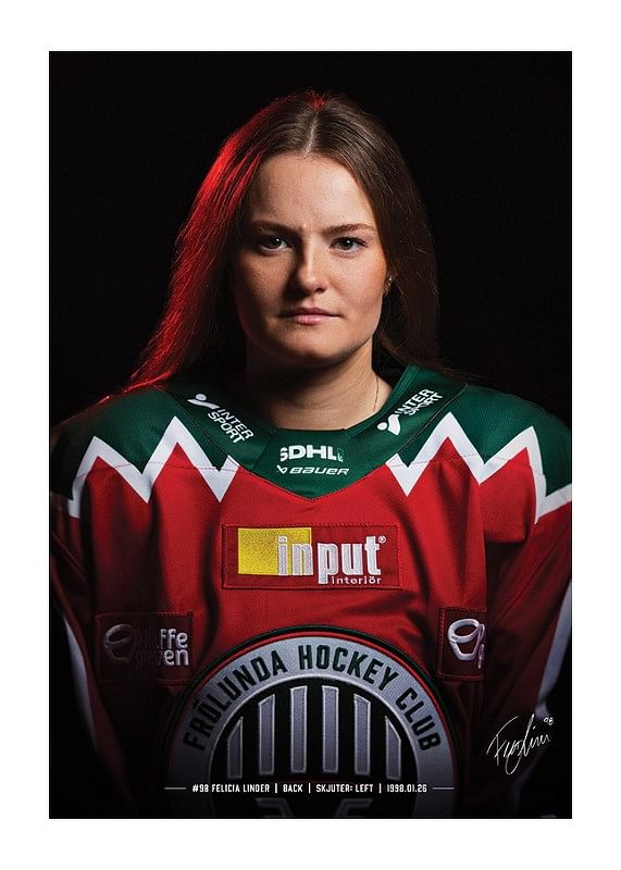 Poster Felicia Linder #98 Frölunda HC 2024/2025