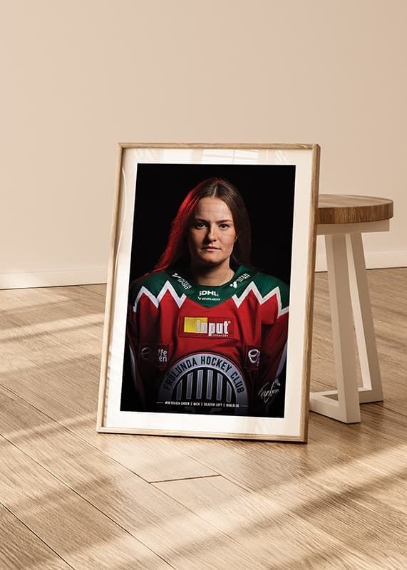 Poster Felicia Linder #98 Frölunda HC 2024/2025 crossfade