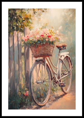 Affiche Bicycle Of Blooming Memories