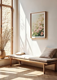 En poster med mjuka blommor i pastelltoner-8