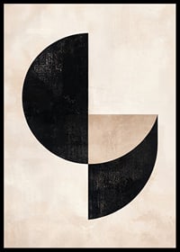 Poster i geometrisk stil som kombinerar enkla former-6