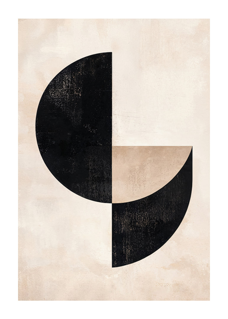 Poster i geometrisk stil som kombinerar enkla former-12