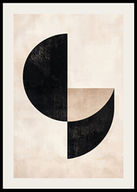 Poster i geometrisk stil som kombinerar enkla former-2