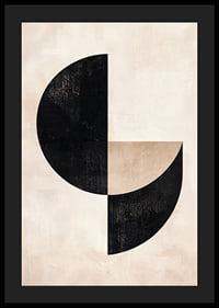 Poster i geometrisk stil som kombinerar enkla former-4