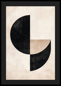 Poster i geometrisk stil som kombinerar enkla former-4