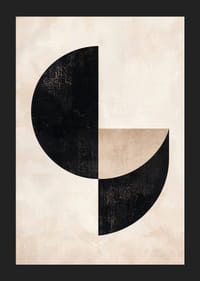 Poster i geometrisk stil som kombinerar enkla former-5