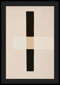 Poster med ett överlappande abstrakt motiv i bruna nyanser-4