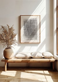 Poster with abstract lines of thoughts-2