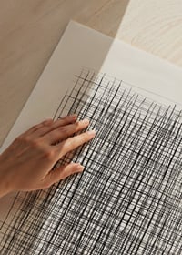 Poster with abstract lines of thoughts-3