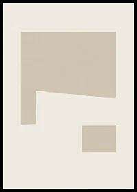 Poster with an abstract minimalistic composition-6