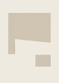 Poster with an abstract minimalistic composition-7